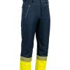 Брюки сигнальные софтшелл Hi-Viz желтые с темно-синим