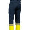 Брюки сигнальные софтшелл Hi-Viz желтые с темно-синим