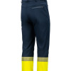 Брюки сигнальные софтшелл Hi-Viz желтые с темно-синим
